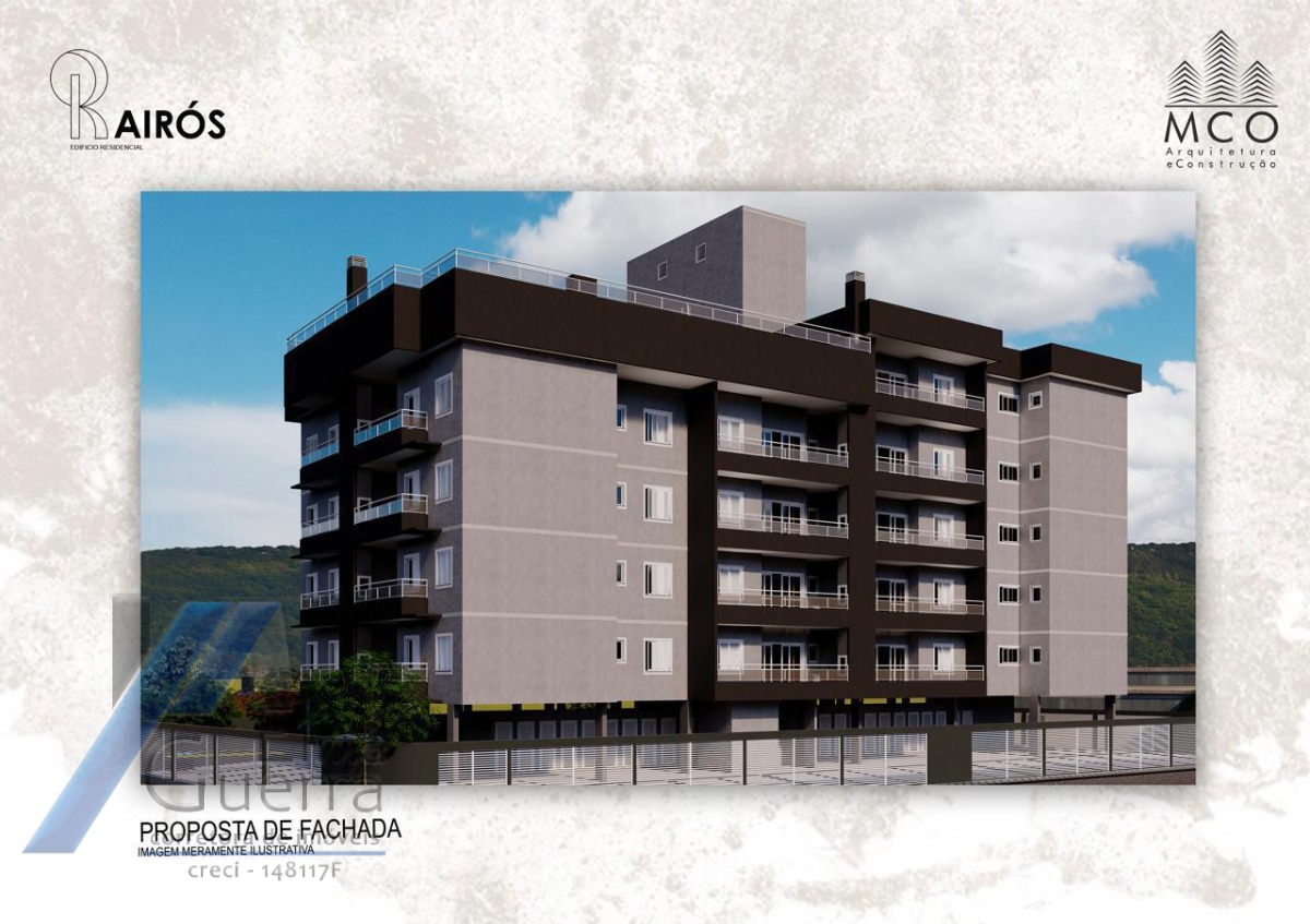 Ubatuba, Centro - Apartamento em construção com 01 suíte e área de lazer.