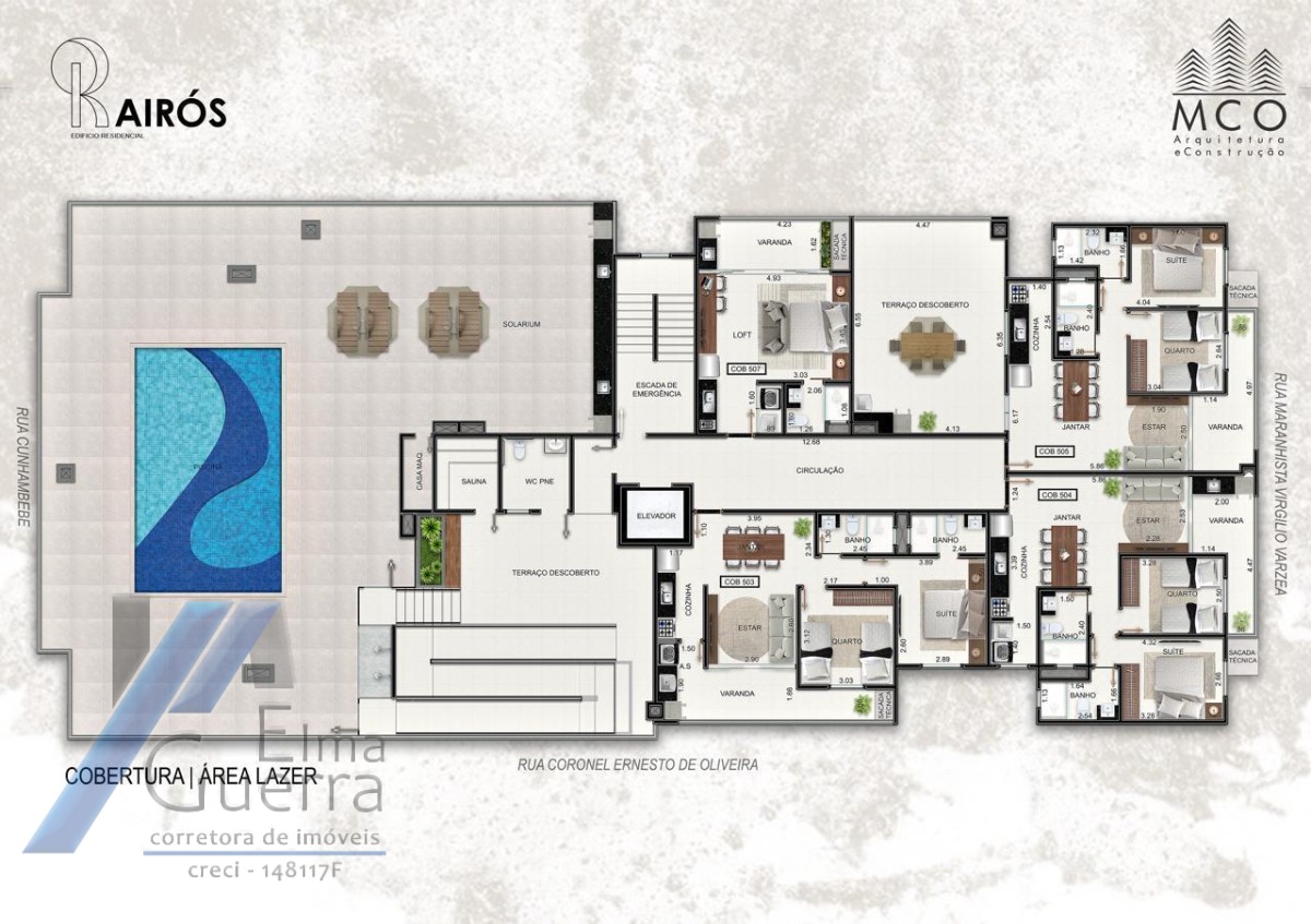 Ubatuba, Centro - Apartamento em construção com 01 suíte e área de lazer.