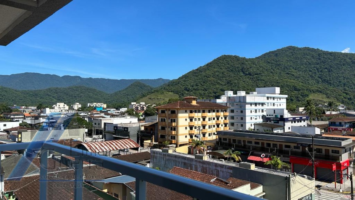 Ubatuba, centro, Apartamento mobiliado com 02 dormitórios sendo 01 suíte com área de lazer.