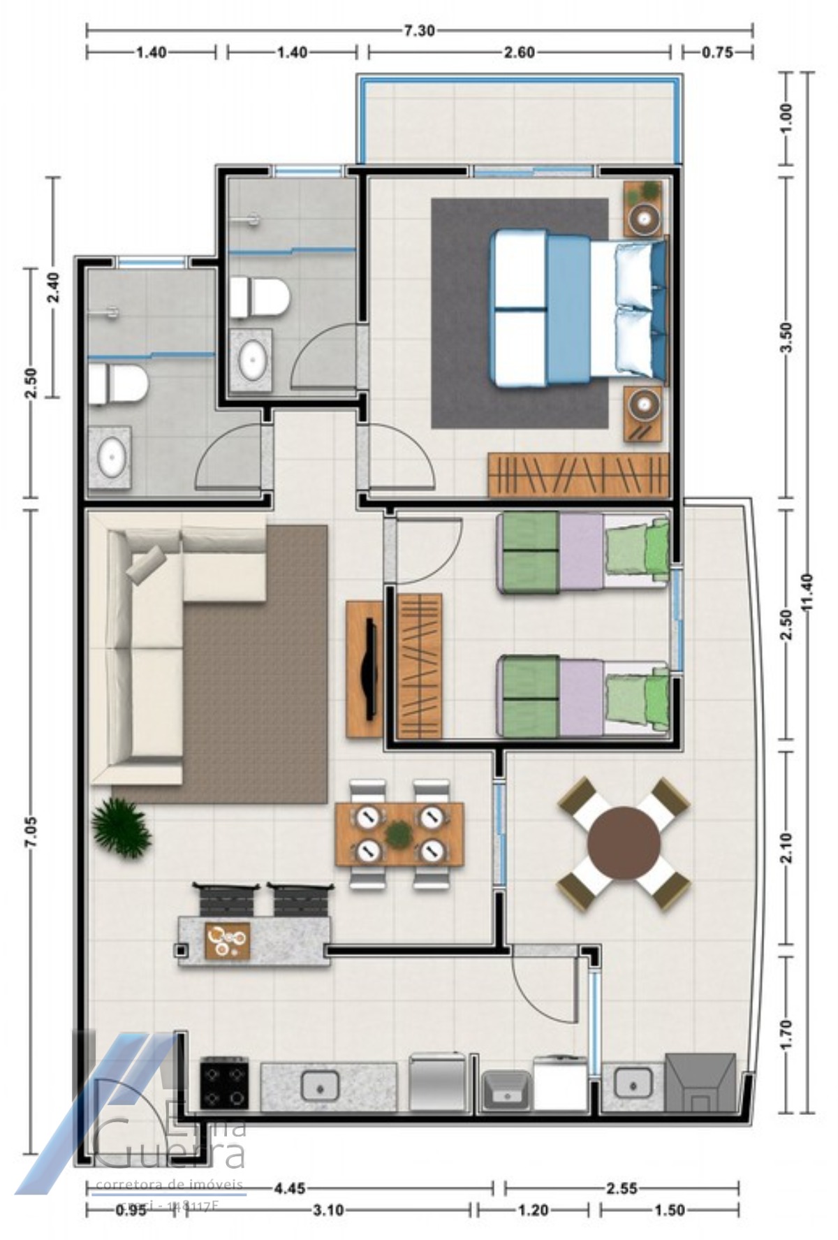 Apartamento, 2 quartos, 80 m² - Foto 15
