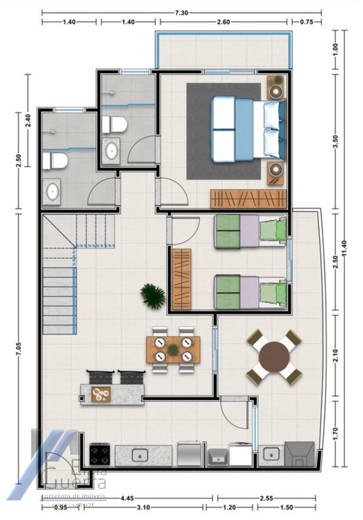 Apartamento, 2 quartos, 80 m² - Foto 14