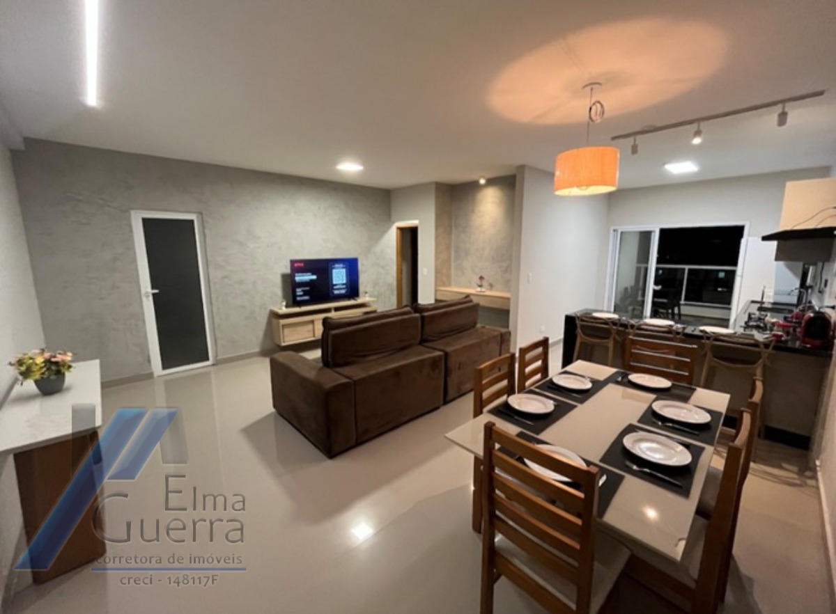 Ubatuba, centro - Apartamento mobiliado com 03 dormitórios sendo 01 suíte com área de lazer.