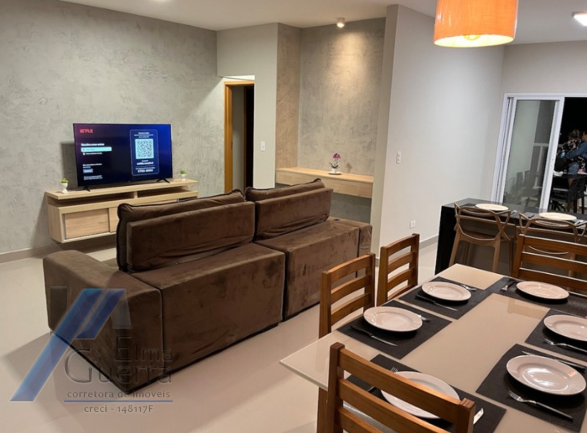 Ubatuba, centro - Apartamento mobiliado com 03 dormitórios sendo 01 suíte com área de lazer.