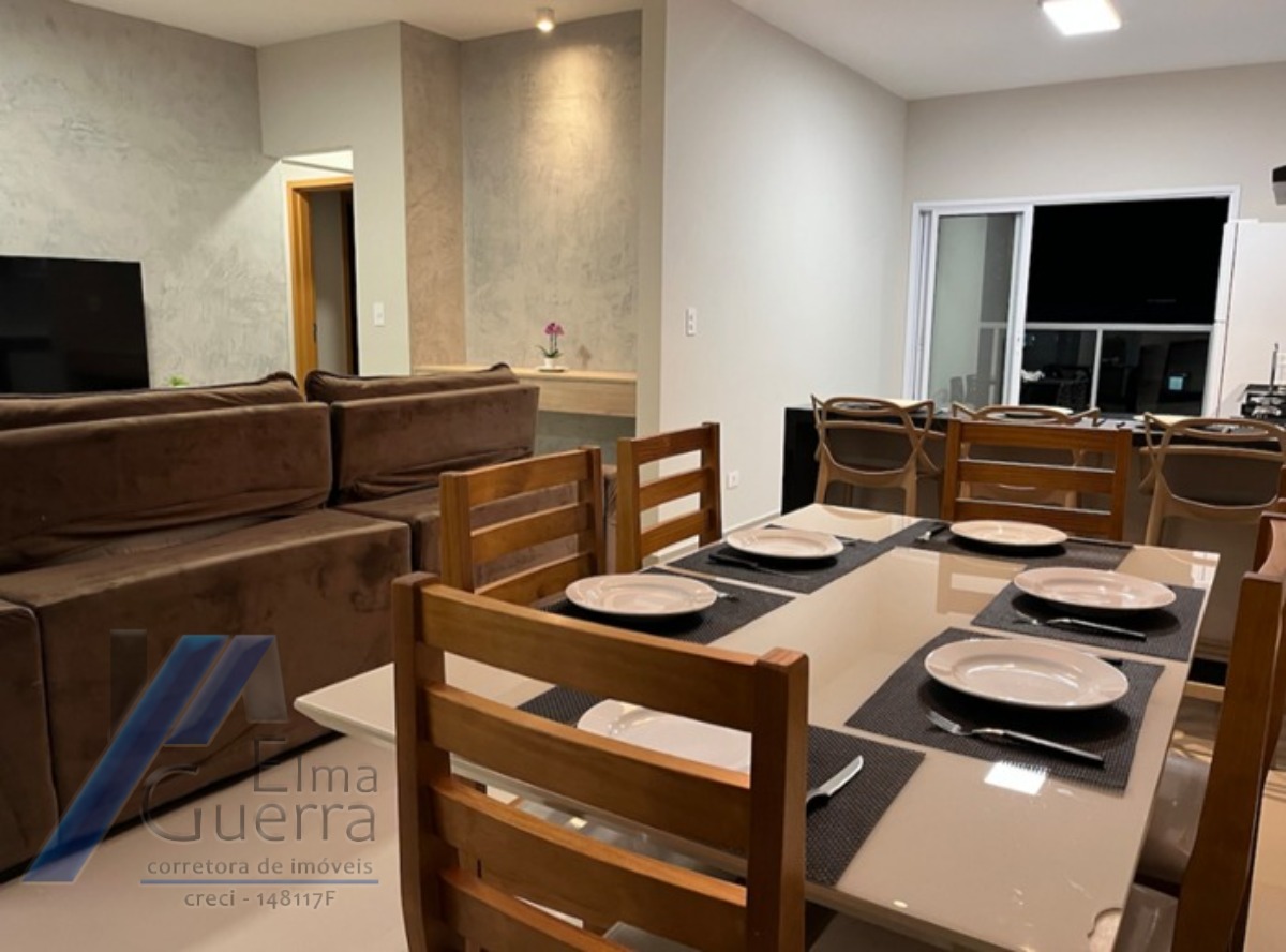 Ubatuba, centro - Apartamento mobiliado com 03 dormitórios sendo 01 suíte com área de lazer.