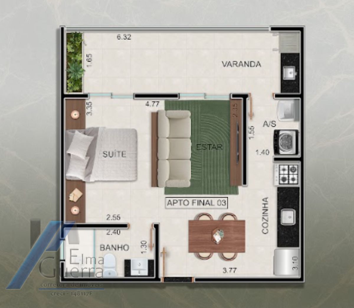 Ubatuba, Centro/Silope - LANÇAMENTO, apartamento com 02 dormitórios sendo 01 suíte.