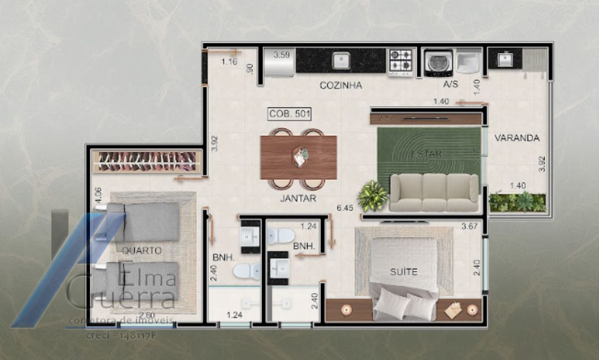 Ubatuba, Centro/Silope - LANÇAMENTO, apartamento com 02 dormitórios sendo 01 suíte.