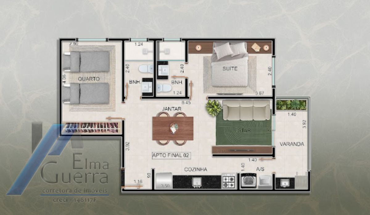 Ubatuba, Centro/Silope - LANÇAMENTO, apartamento com 02 dormitórios sendo 01 suíte.