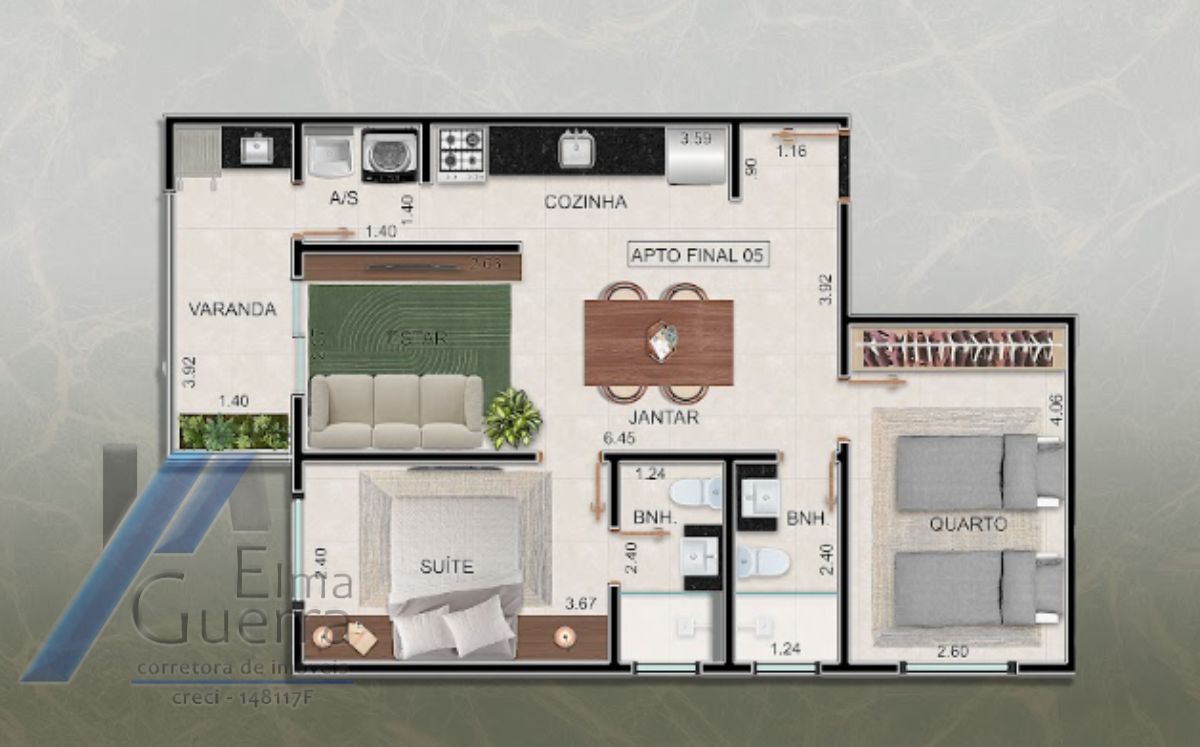 Ubatuba, Centro/Silope - LANÇAMENTO, apartamento com 02 dormitórios sendo 01 suíte.
