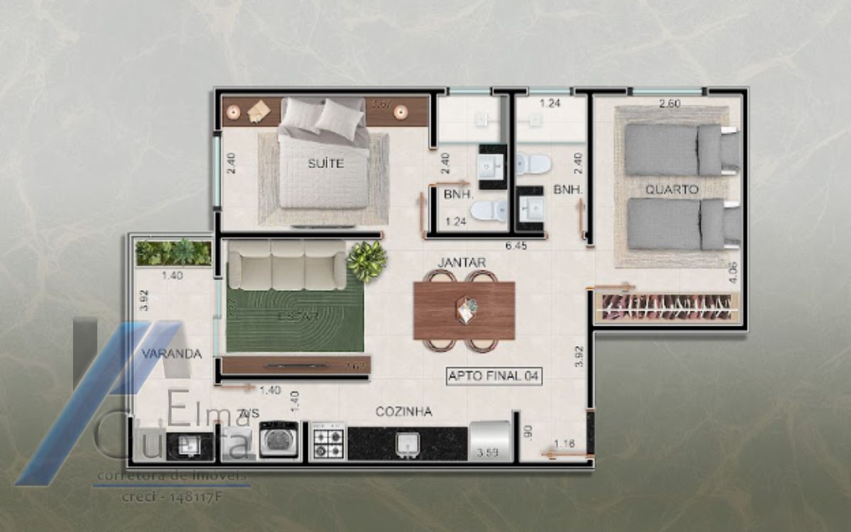 Ubatuba, Centro/Silope - LANÇAMENTO, apartamento com 02 dormitórios sendo 01 suíte.