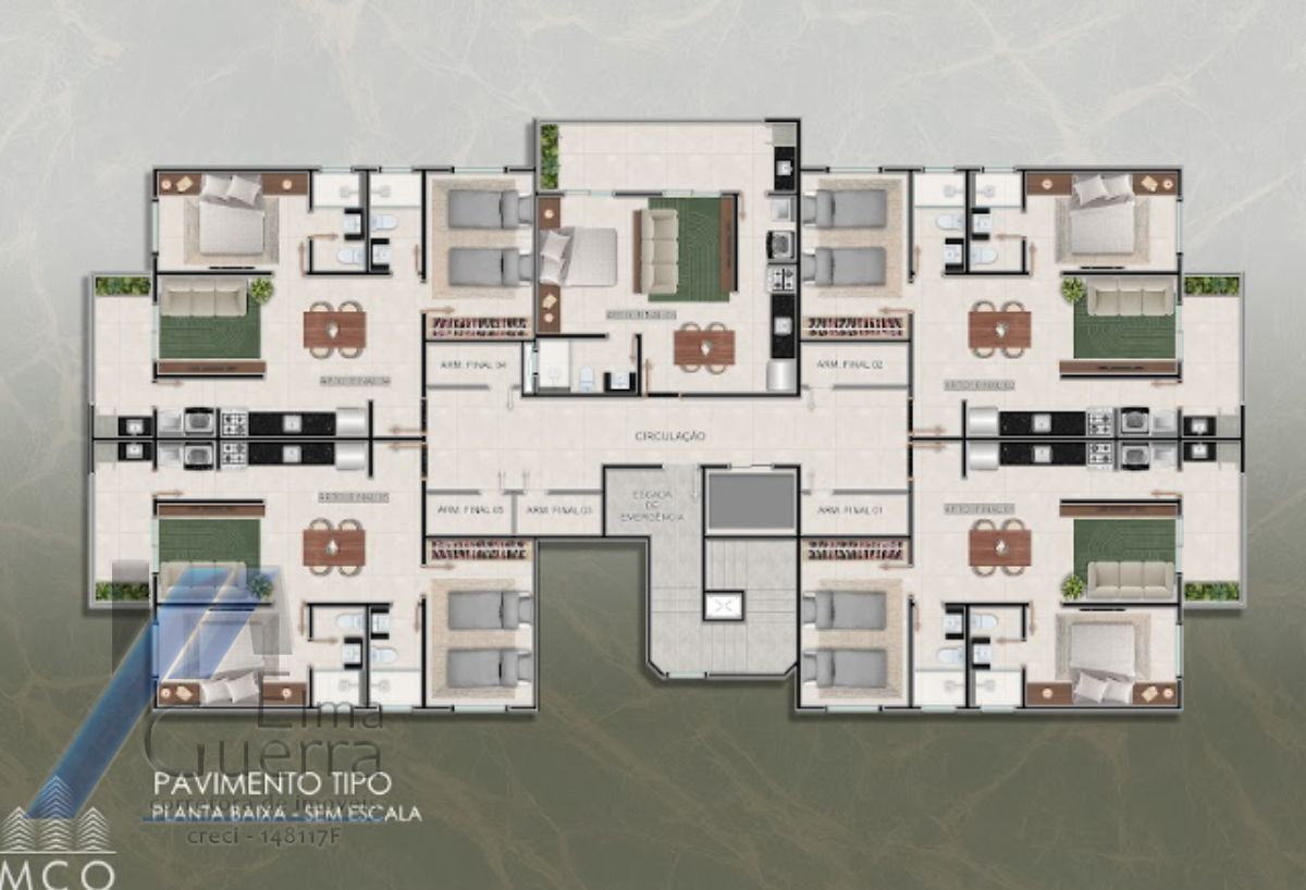 Ubatuba, Centro/Silope - LANÇAMENTO, apartamento com 02 dormitórios sendo 01 suíte.