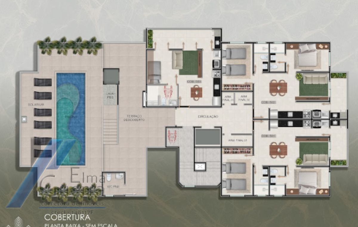 Ubatuba, Centro/Silope - LANÇAMENTO, apartamento com 02 dormitórios sendo 01 suíte.