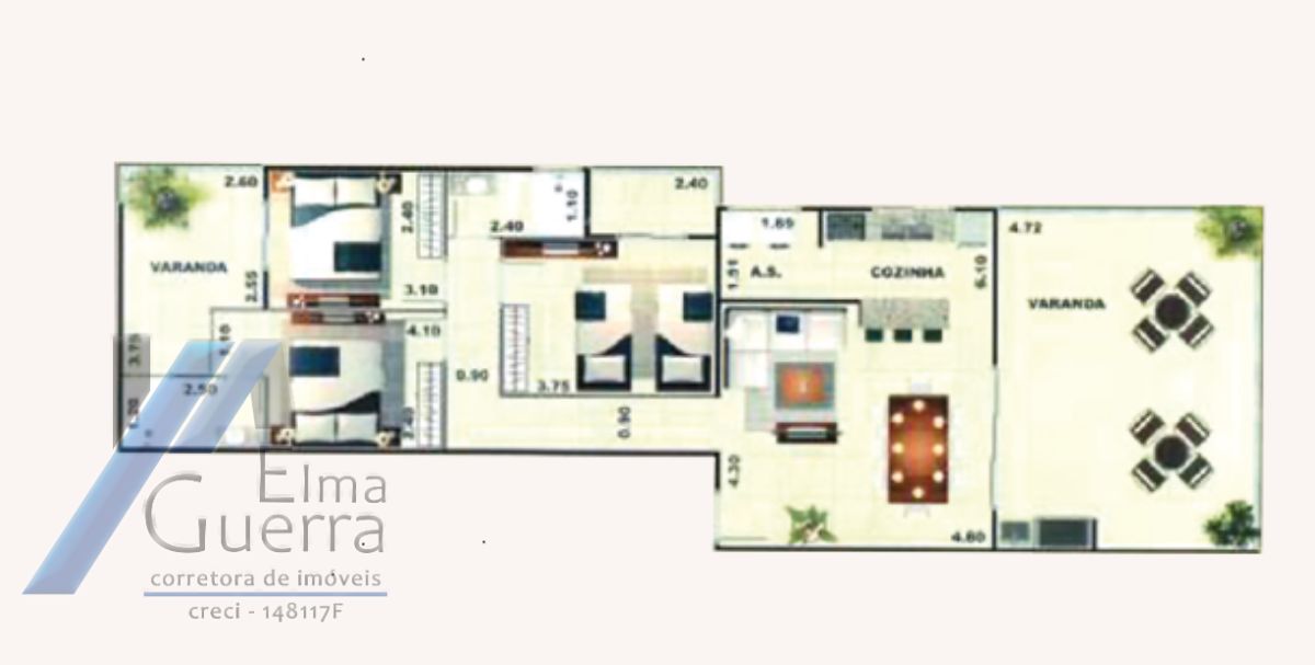 Ubatuba - Pereque açu - Apartamento com 02 dormitórios sendo 01 suíte e área de lazer.