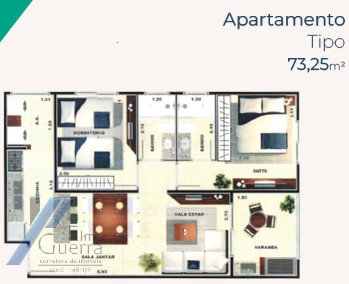 Ubatuba - Pereque açu - Apartamento com 02 dormitórios sendo 01 suíte e área de lazer.