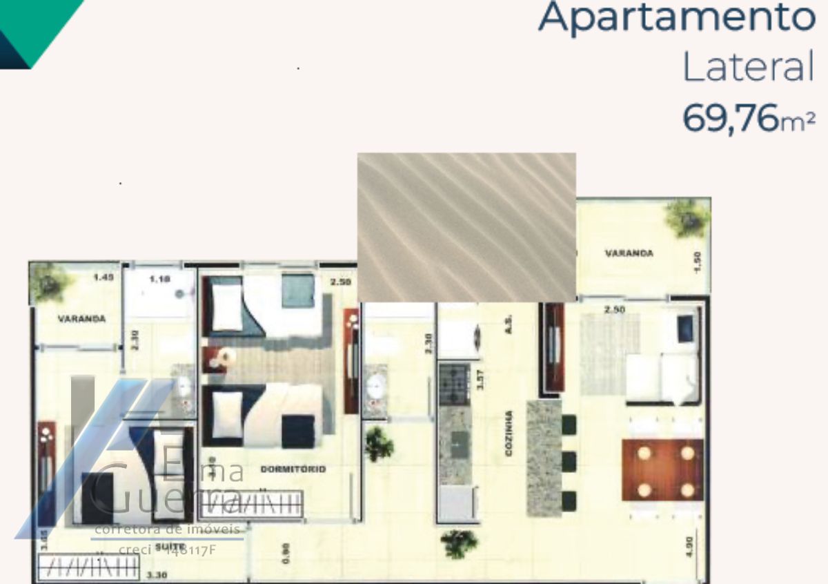 Ubatuba - Pereque açu - Apartamento com 02 dormitórios sendo 01 suíte e área de lazer.