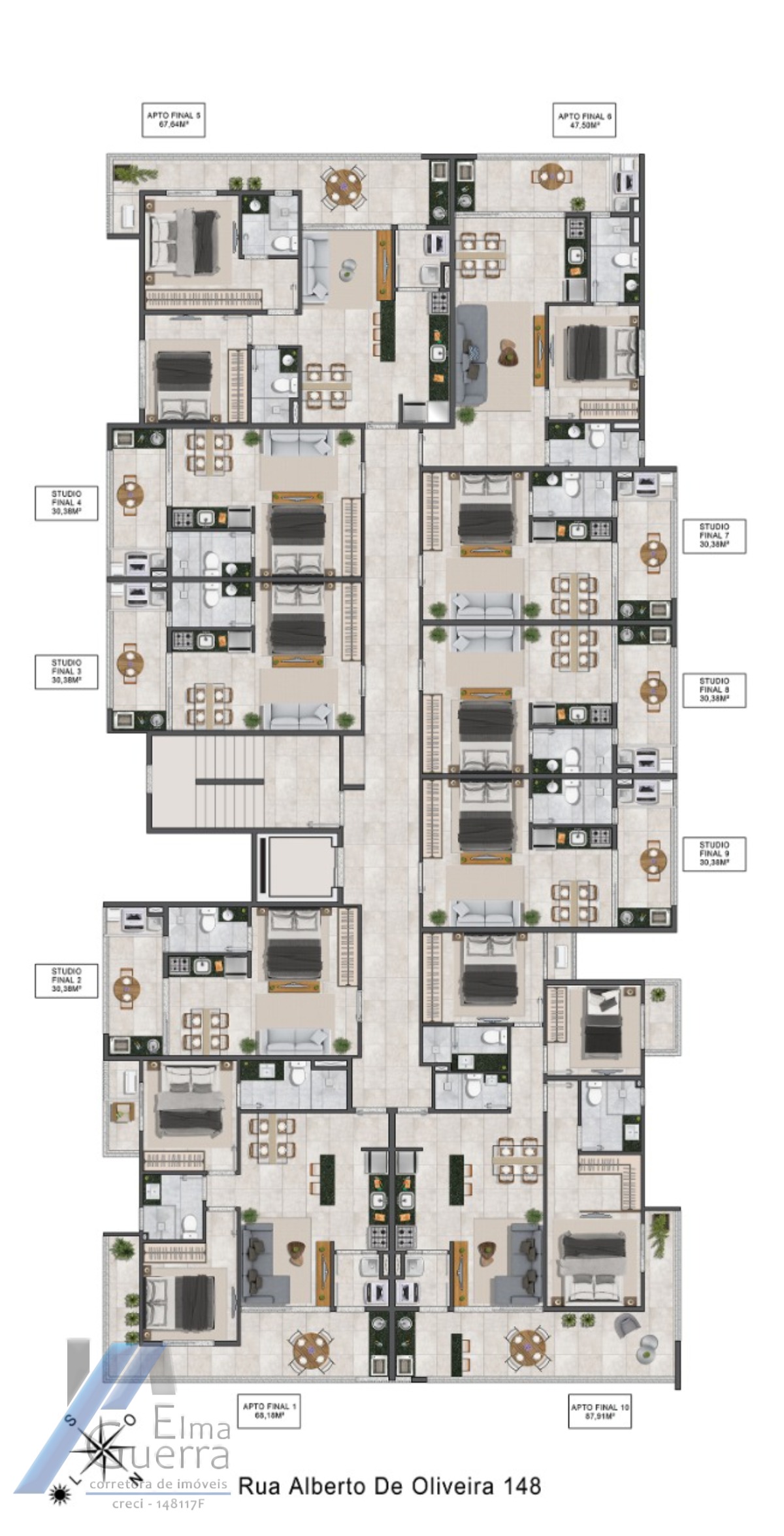 Ubatuba, Itaguá - Apartamento EM CONSTRUÇÃO com 02 dormitórios sendo 01 suíte e área de lazer.